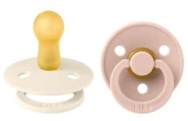 Набор пустышек BIBS Colour Ivory / Blush 2 шт.18+ арт.130253