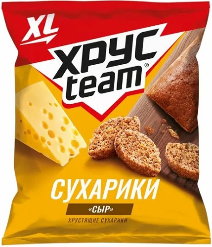 Хрусteam Сухарики Сыр 100г  &