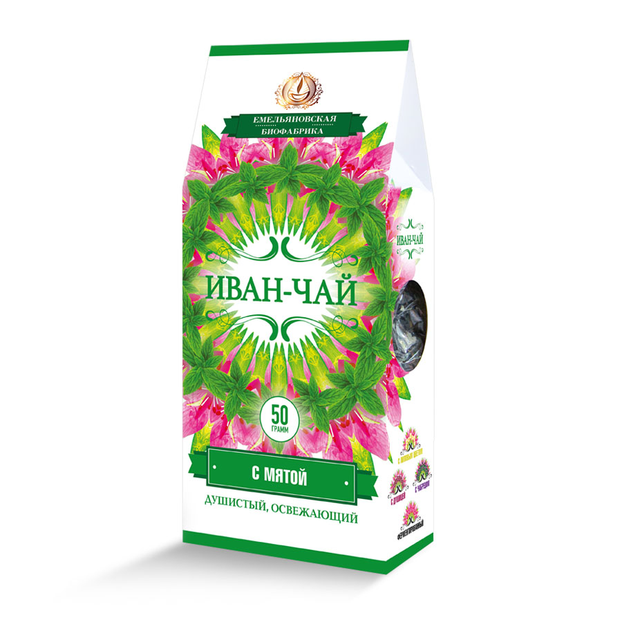 Иван- чай Мята 50г ферментированный Емельяновская Биофабрика