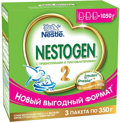 Nestle Нестожен-2 1050г детская молочная смесь Нестле
