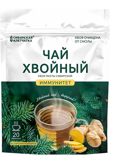 Сибирская Клетчатка Хвойный чай Иммунитет 3г №20пак
