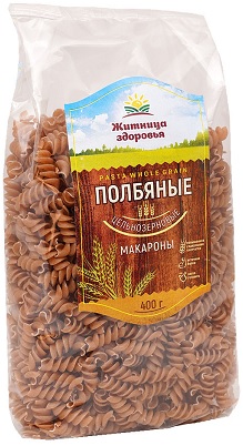 Житница Здоровья Макароны Полбяные Спирали 0,4кг