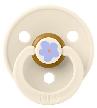 Пустышка латексная 6м+ Bibs Studio Pacifier Colour Jasmine разм.2 Ivory арт.20017216
