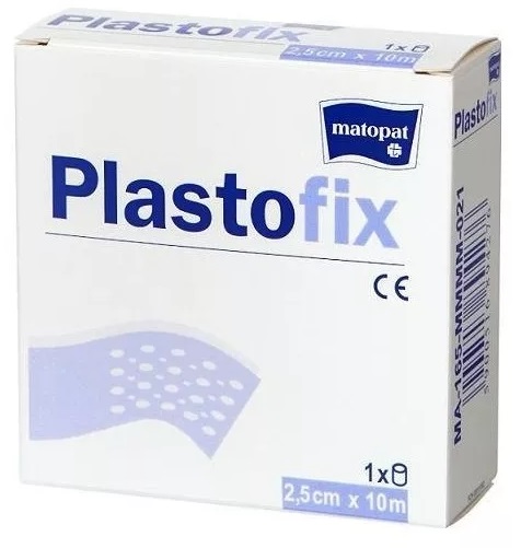 Самоклеящаяся лента из нетканого материала PLASTOFIX 2.5см*10м MATOPAT