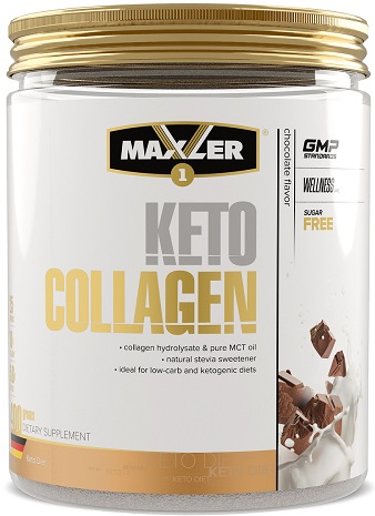 Maxler Кето Коллаген 400г Шоколад
