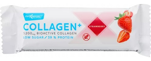 MaxSport Протеиновый Батончик Collagen Клубника 40г