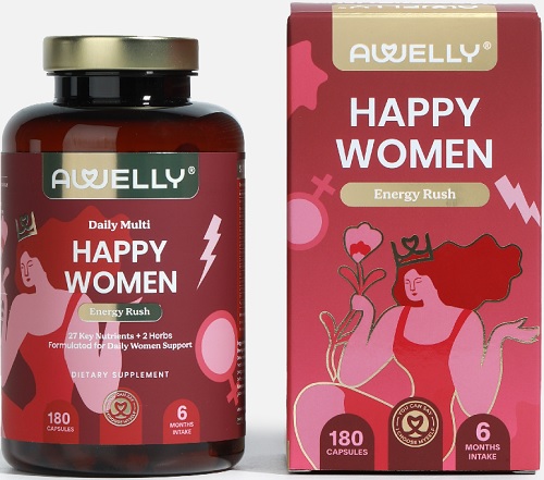 AWELLY Мультивитамины Хеппи Вуман Happy Women №180капс  &