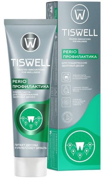 Зубная паста TISWELL Троксерутин и гиалурон для чувствительных десен 110 г