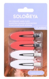 Заколка-зажим для волос Классической формы 4шт SOLOMEYA