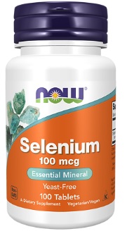 Now Foods Selenium селен 100мкг.№100таб. @