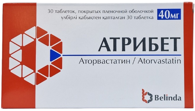 Атрибет табл. 40 мг №30 ( аторвастатин ) (Упаковка)