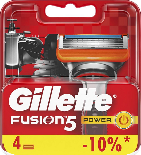 Кассеты сменные GILLETTE Fusion Power ( 4 шт ) 81716259