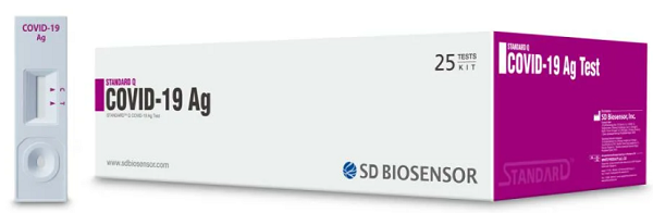 Тест на COVID-19 Ag Standart TM Q (Экспресс тест для определения коронавируса) SD Biosens ковид