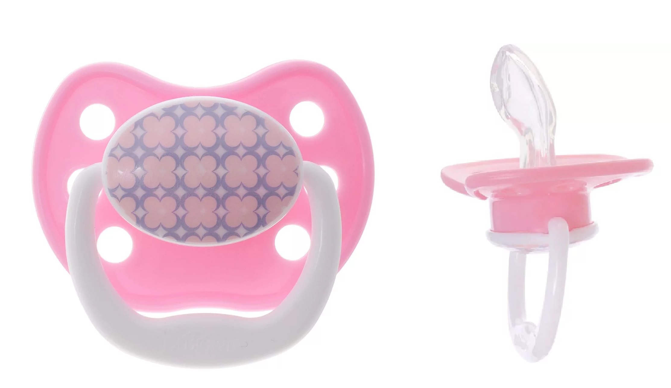 Соска-Пустышка Силиконовая DrBROWNS 6-12м (1шт) Pink PreVent