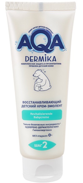 AQA Dermika Восстанавливающий детский крем-эмолент 75мл