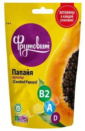 ФРУТОВИТ Цукаты Папайя желтая 100г