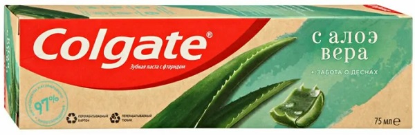 Зубная паста COLGATE Алоэ Вера Naturals 75 мл