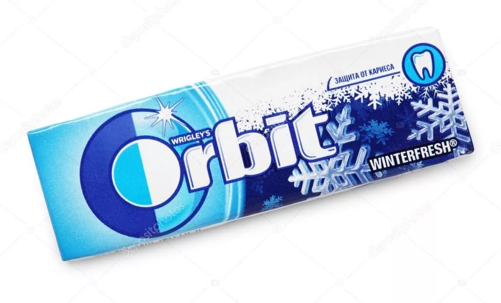 Orbit Жевательная резинка без сахара "Winterfresh" 5 пластинок