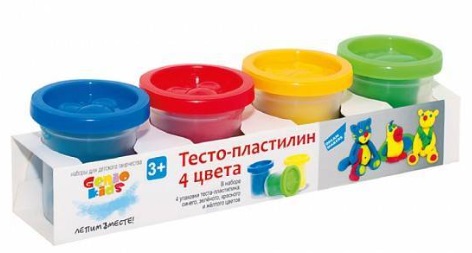 Набор для творчества Тесто-пластилин 4 цвета TA1008V Genio Kids