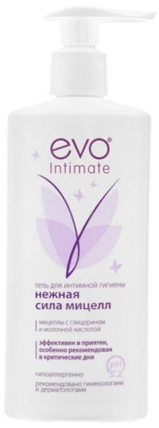 Гель для интимной гигиены EVO Intimate нежная сила мицелл 250 мл 