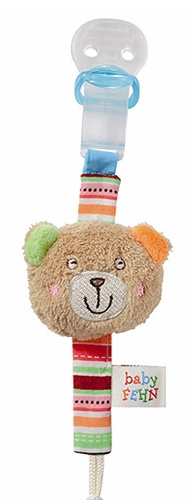 Держатель для Пустышки BABYFEHN Клипса с игрушкой арт.099113 (цв.в асс.)