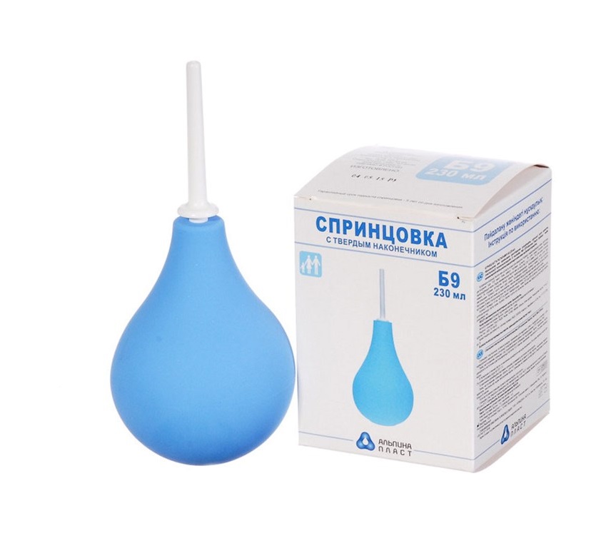 Спринцовка с твердым наконечником Б9 (230 мл) АЛЬПИНА ПЛАСТ