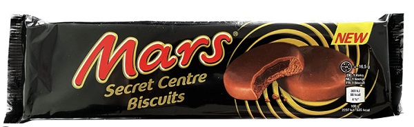 Печенье Mars Secret Centre Biscuits бисквитное 132 г