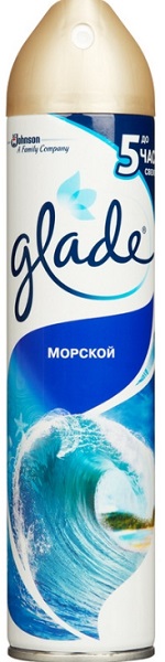 GLADE аэрозоль освежитель воздуха Морской 300 мл