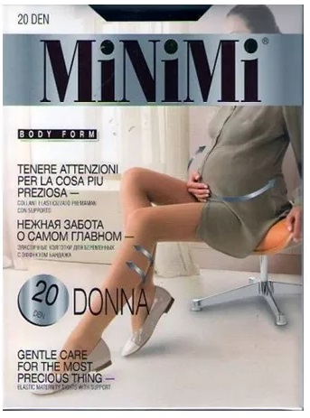 MINIMI Колготки для беременных 20 den Donna Daino 3-M