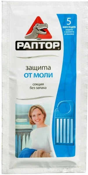 Секция от моли без запаха 1 шт РАПТОР