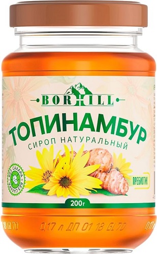 Borhill Топинамбур сироп натуральный 200г ст/б