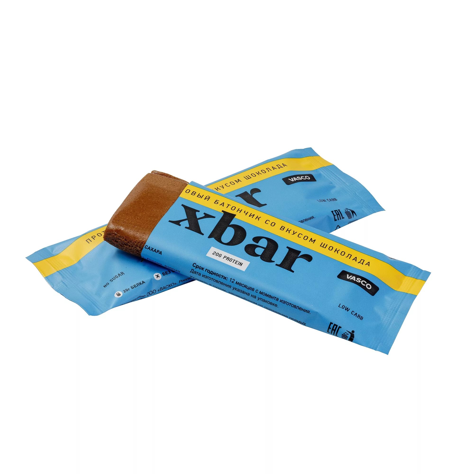 XBar Vasco Батончик протеиновый 60г Шоколад