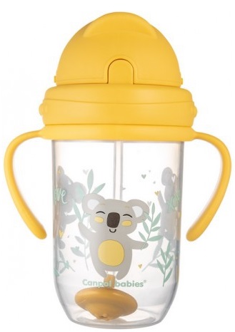 Поильник 6м+ CANPOL BABIES 270 мл Exotic yellow арт.56/606
