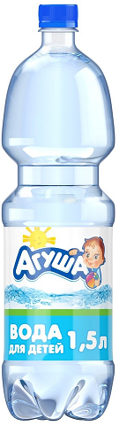 Агуша Вода детская 1,5л питьевая из артезианской скважины