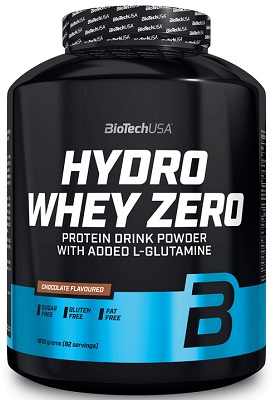 BioTech Hydro Whey Zero Гидро Вей Зеро протеин 1816г клубника банка