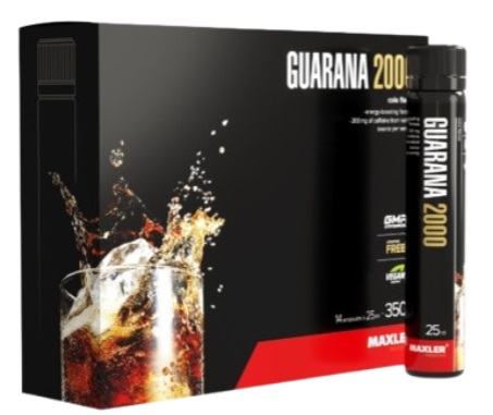 Maxler Гуарана Energy Storm Guarana 2000 25мл №14амп. Кола (Упаковка)