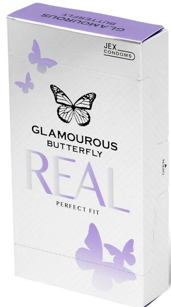 Презервативы JEX Glamourous Butterfly розовые 6шт