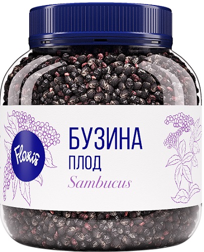 Floris Бузина плоды 150г суш.смесь фруктово-ягодная банка