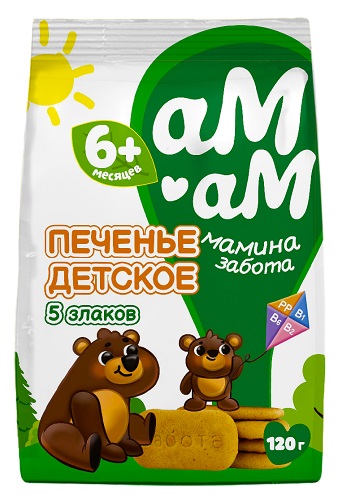 Ам-Ам Печенье 5 Злаков растворимое 120г