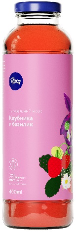 Floris Морс натуральный Клубника Базилик 400сл стекло