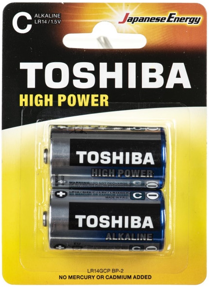 Батарейка TOSHIBA C ( 2 шт ) ( LR14 ) 1.5V High Power >