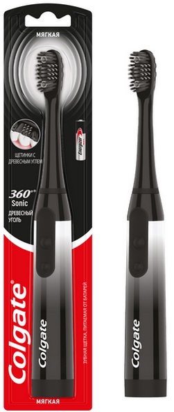 Зубная щетка COLGATE Электрическая базовая Уголь 1шт