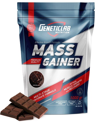 Geneticlab Mass Gainer Гейнер 1кг пакет шоколад