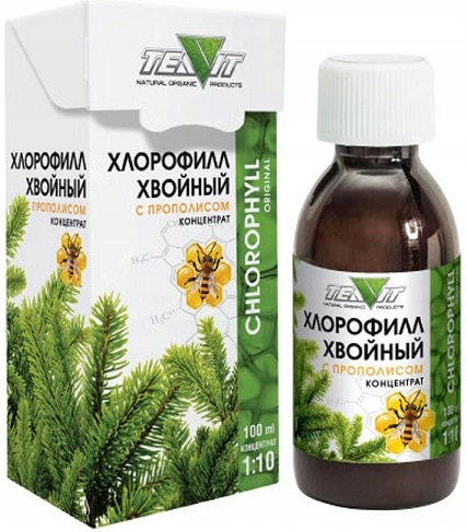 Хлорофилл Хвойный с прополисом TeaVit