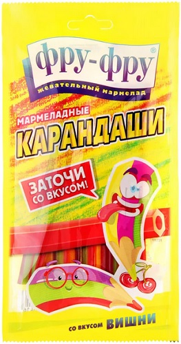 Фру- Фру Карандаши Вишня Мармелад жевательный 85г 