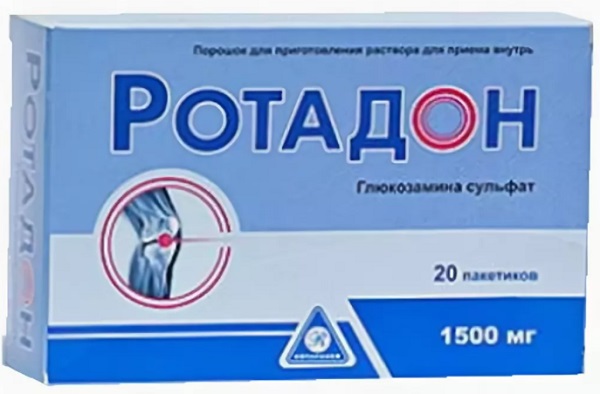 Ротадон порошок 1500 мг №20 пак. ( глюкозамина сульфат ) (Упаковка)
