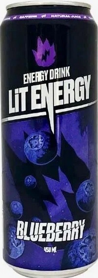 LIT Energy Напиток энергетический 0,45л Черника