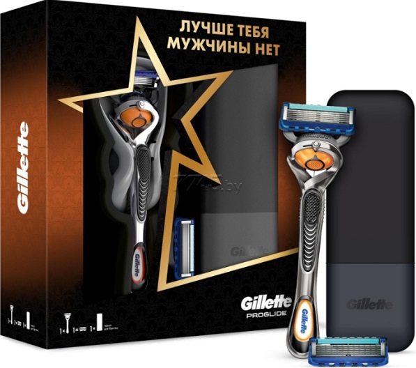 Подарочный набор GILLETTE  Fusion ProGlide с 1 сменной кассетой и чехол 81738509