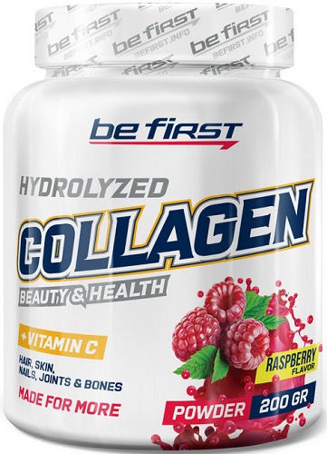 First Collagen + vit C 200г Малина Be First  &
