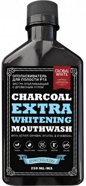 Ополаскиватель для полости рта Экстра отбеливающий GLOBAL WHITE 250 мл